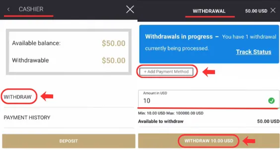 Withdraw
